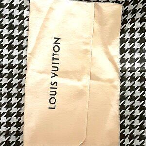 LOUIS VUITTON 8 X 12 Dust Bag for Clutch-Style and Crossbody Purses